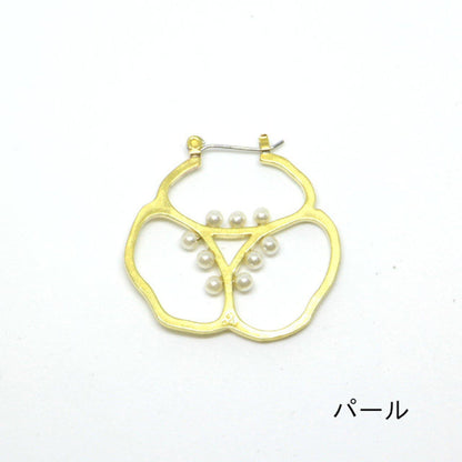 Aquvii(アクビ) | ピーマンを輪切りにしたような片耳ピアス Paprika pierce [aq.078] - Sopwith camel