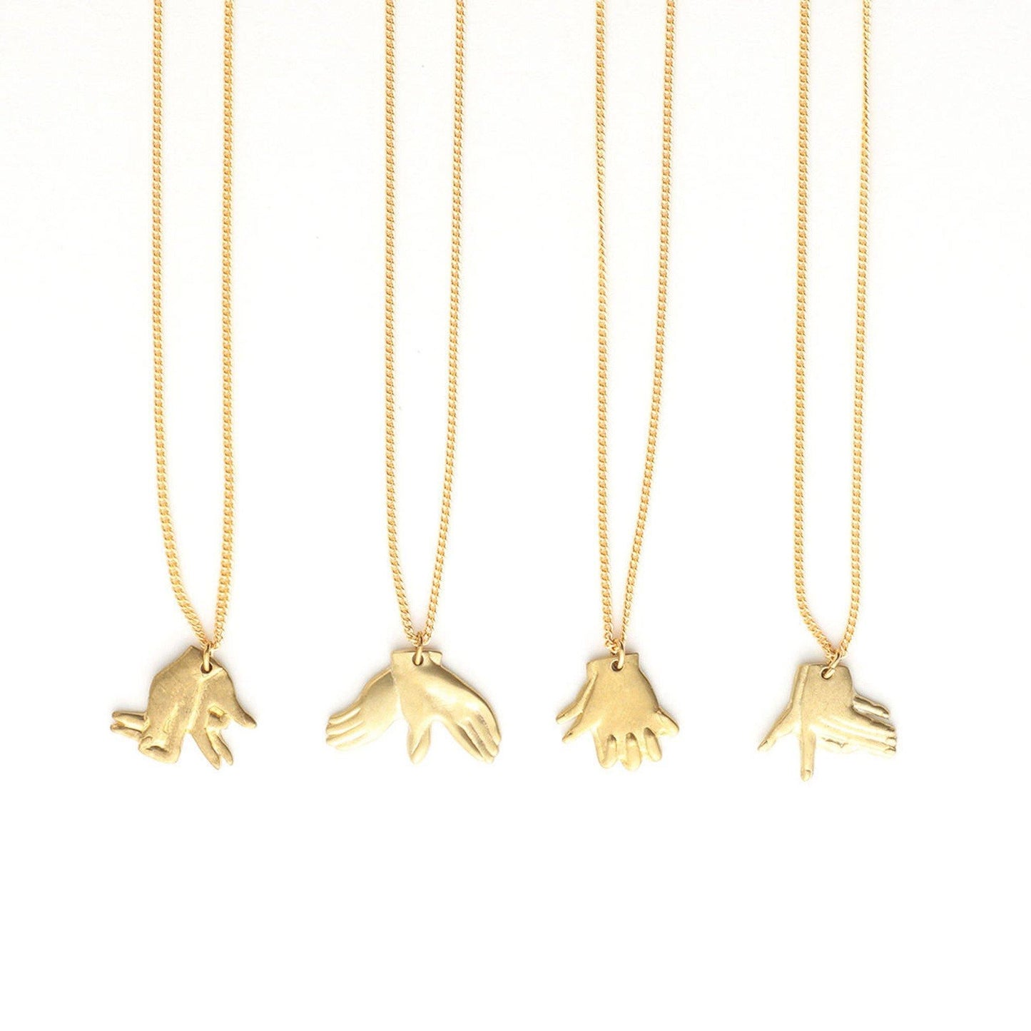 Aquvii(アクビ) | 手で作る影絵をモチーフにしたネックレス Hand shadow Necklace [aq.010] - Sopwith camel