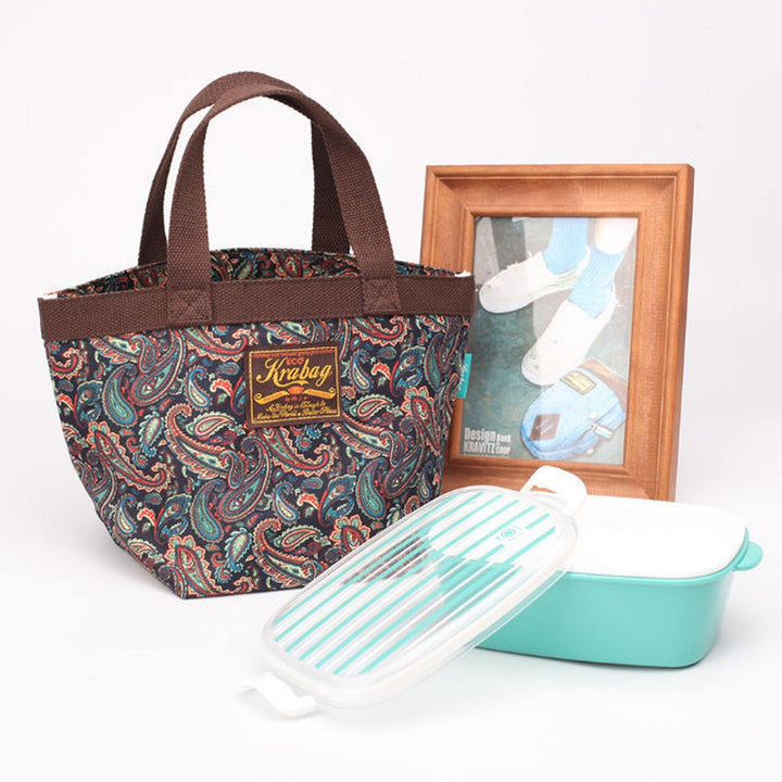 KRAVITZ (クラヴィッツ) | KRABAG ペイズリー柄 ミニトート KINDER BAG 1 - 6602〈Brown〉 - Sopwith camel