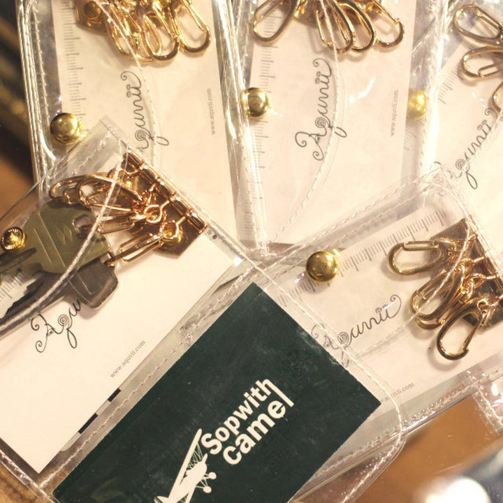 Aquvii(アクビ) | 透明シリーズ クリアキーケース Clear keycase [aq.082] - Sopwith camel