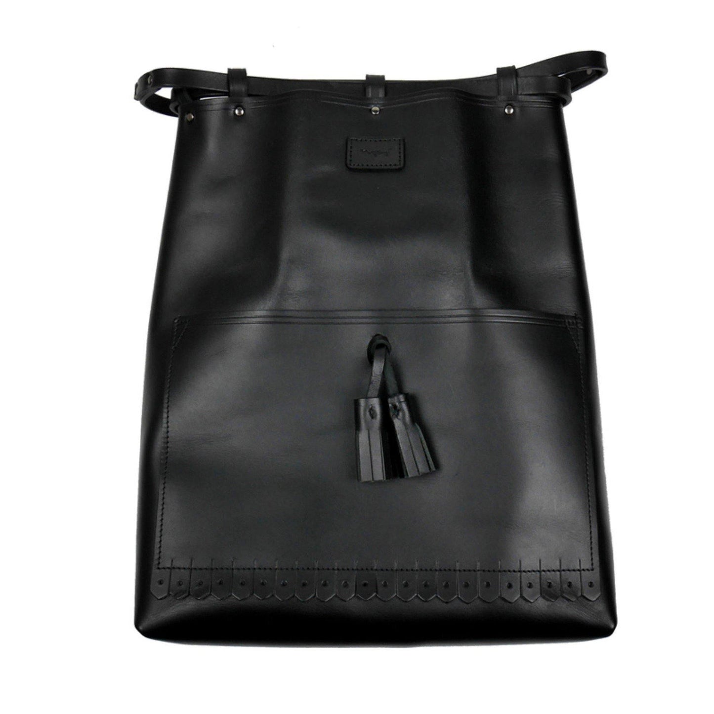 OR GLORY(オア・グローリー) | タッセル付きレザー巾着 M〈Black〉Tassel Poach M - Sopwith camel