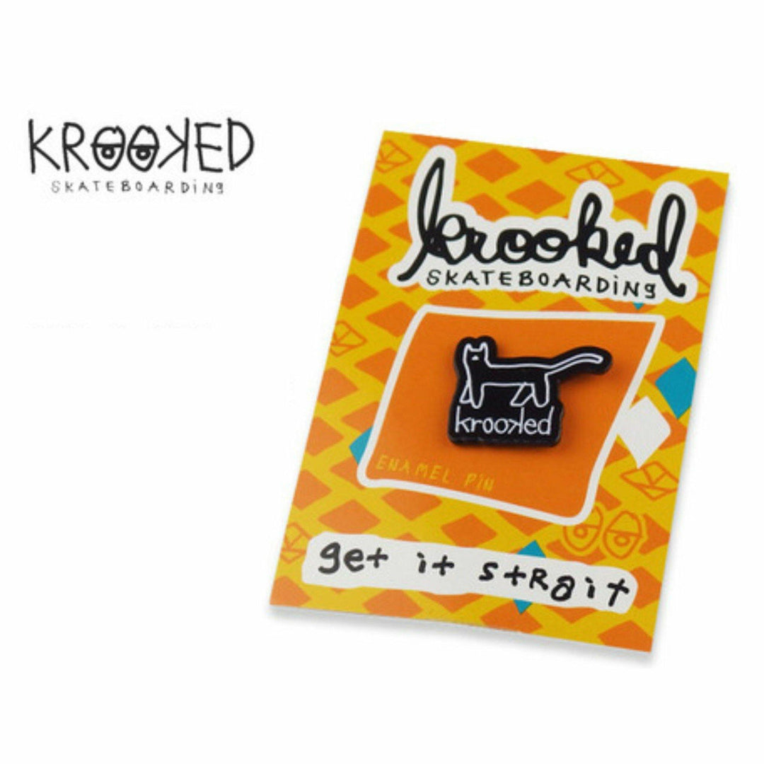 KROOKED (クルキッド) | マークゴンザレス トミーゲレロ ピンズ KR BLACK KAT LAPEL PIN - Sopwith camel