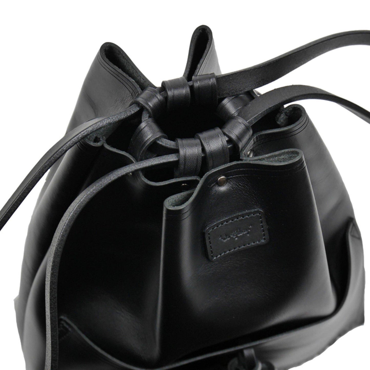 OR GLORY(オア・グローリー) | タッセル付きレザー巾着 M〈Black〉Tassel Poach M - Sopwith camel