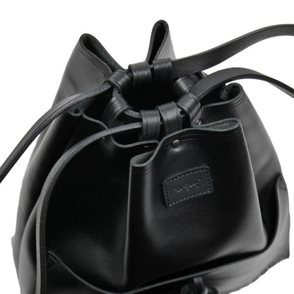 OR GLORY(オア・グローリー) | タッセル付きレザー巾着 M〈Black〉Tassel Poach M - Sopwith camel