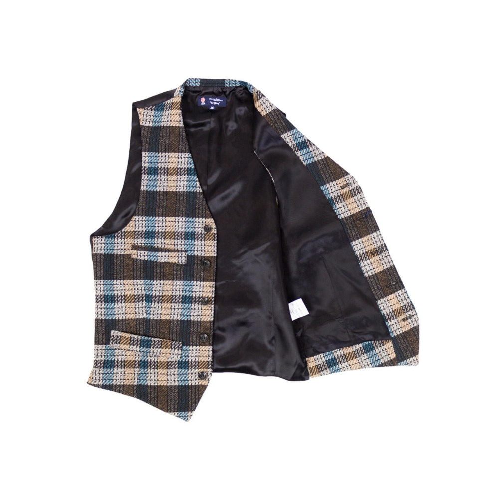 OR GLORY | Plaid Tweed Vest - Sopwith camel