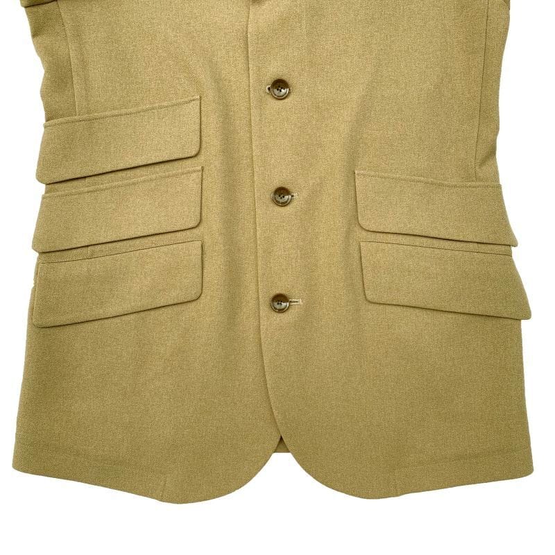 Original John(オリジナル ジョン) | 多重付けのフラップとボタンが特徴的な一重の4ボタンジャケット〈Beige〉 - Sopwith camel