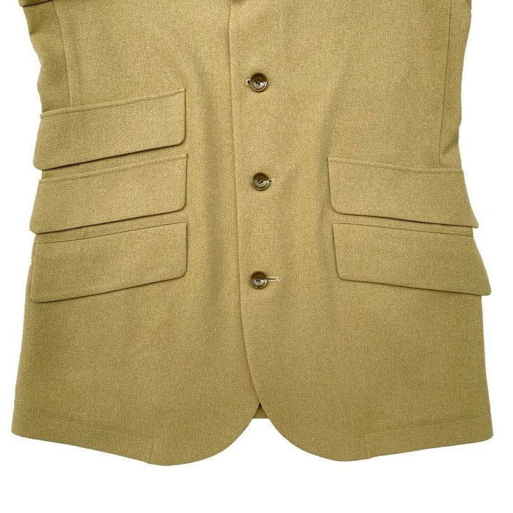 Original John(オリジナル ジョン) | 多重付けのフラップとボタンが特徴的な一重の4ボタンジャケット〈Beige〉 - Sopwith camel