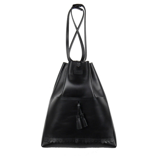 OR GLORY(オア・グローリー) | タッセル付きレザー巾着 M〈Black〉Tassel Poach M - Sopwith camel