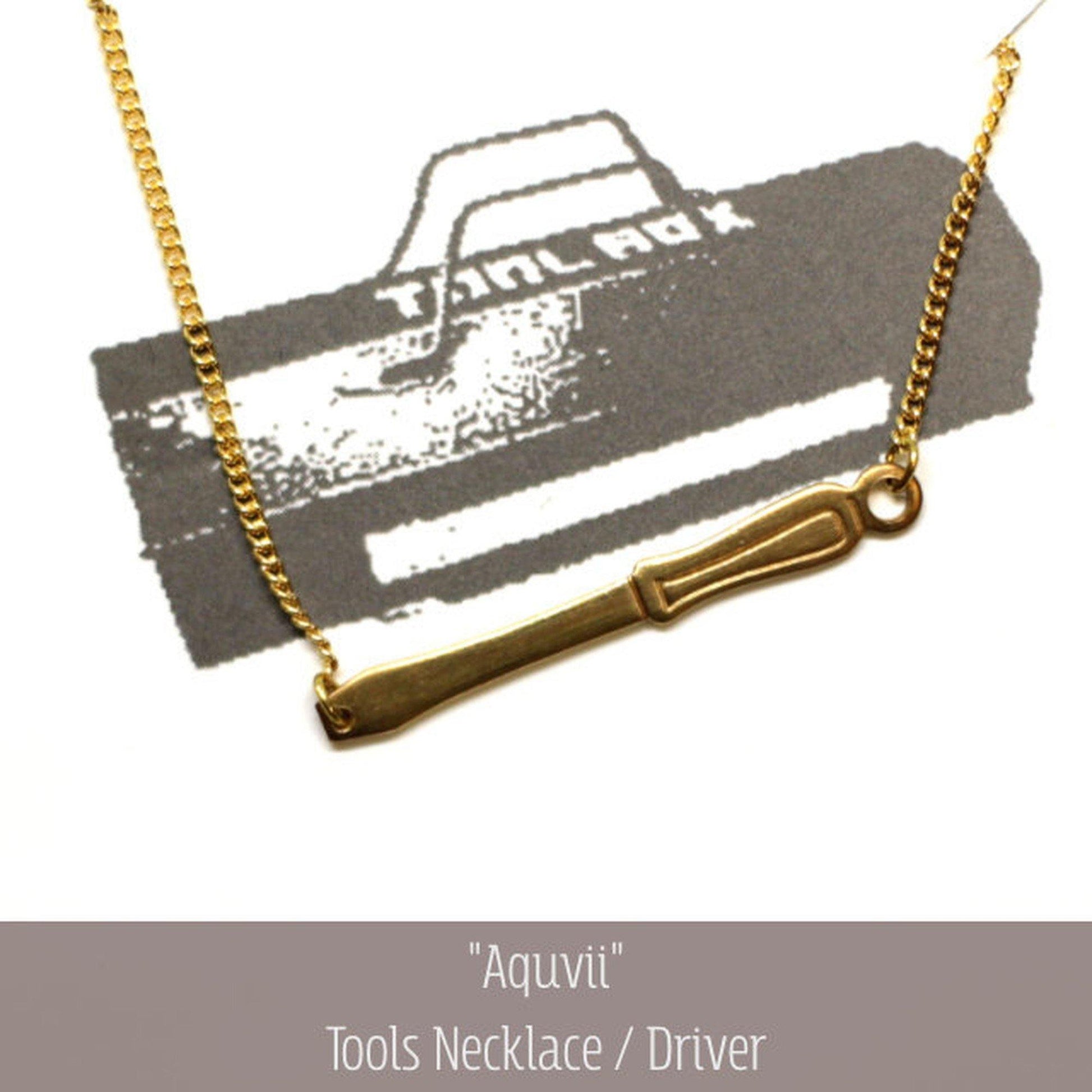 Aquvii(アクビ) | 道具箱の中の工具をモチーフにしたネックレス Tools necklace - Sopwith camel
