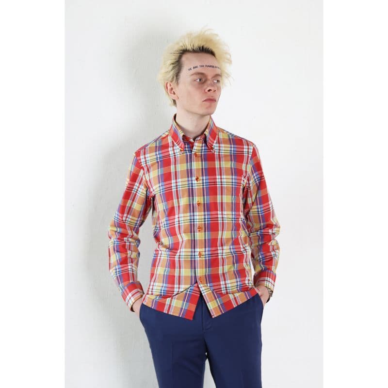 Original John(オリジナル ジョン) | 60's B.D.Shirts [SH473] - Red - Sopwith camel