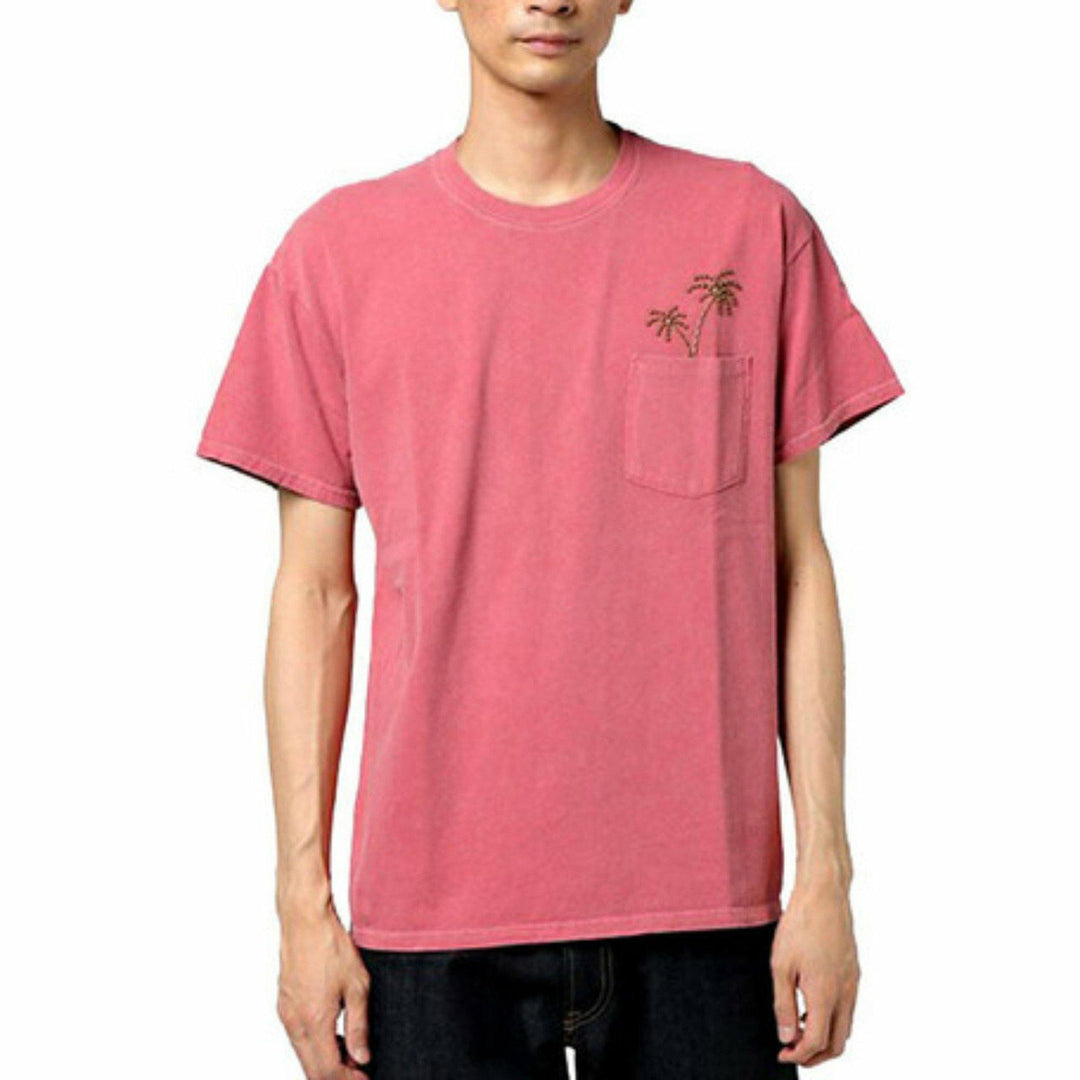 Studs PK Tee | ヤシの木をモチーフにしたスタッズ ポケットTシャツ - Sopwith camel