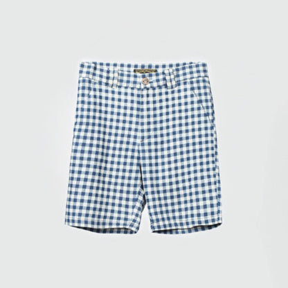 KRAVITZ (クラヴィッツ) | 8GUYS ギンガムチェック柄ショートパンツ〈Blue〉 - Sopwith camel