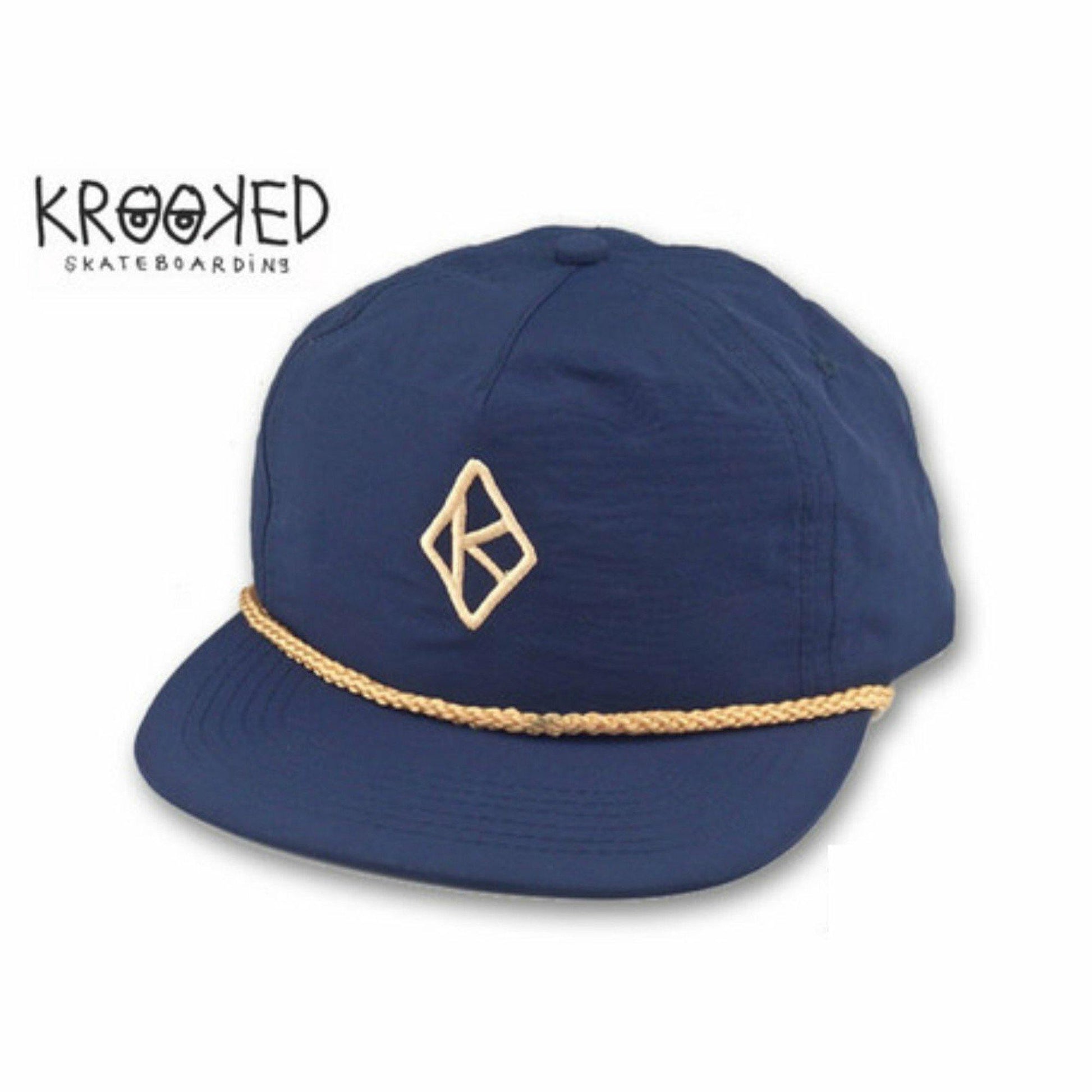 KROOKED (クルキッド) | マークゴンザレス トミーゲレロ スナップバック キャップ DIAMOND K 〈Navy〉 - Sopwith camel