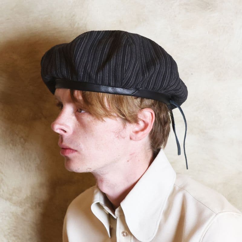 8Panels Army Beret〈Grey Stripe〉