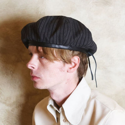 8Panels Army Beret〈Grey Stripe〉
