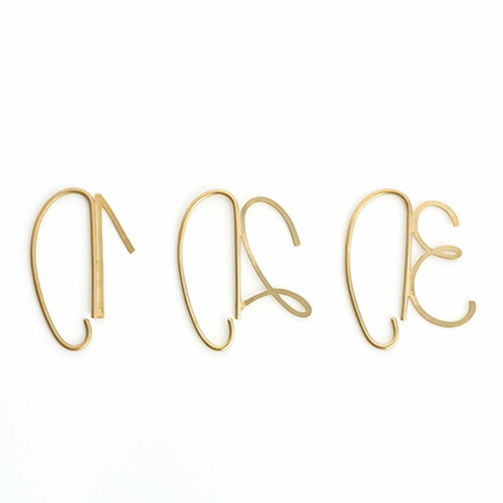 Aquvii(アクビ) | 数字モチーフのイヤーカフ Numbers earcuff - Sopwith camel