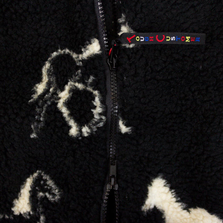 FARFIELD (ファーフィールド) | 英国製 馬柄 フリースベスト FELL VEST [1901] - Black Horse - Sopwith camel