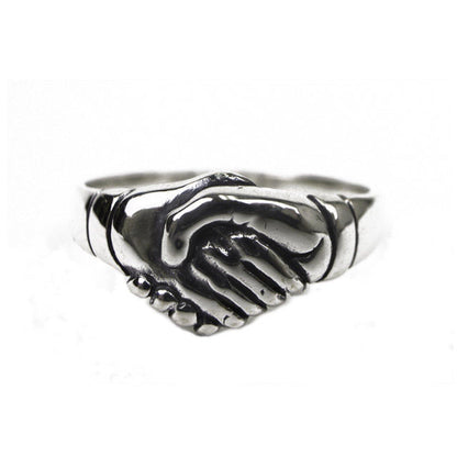 Lilac Original Archetype | 団結・約束の意味を持つ「握手」デザインのリング Unite Ring〈Silver〉 - Sopwith camel