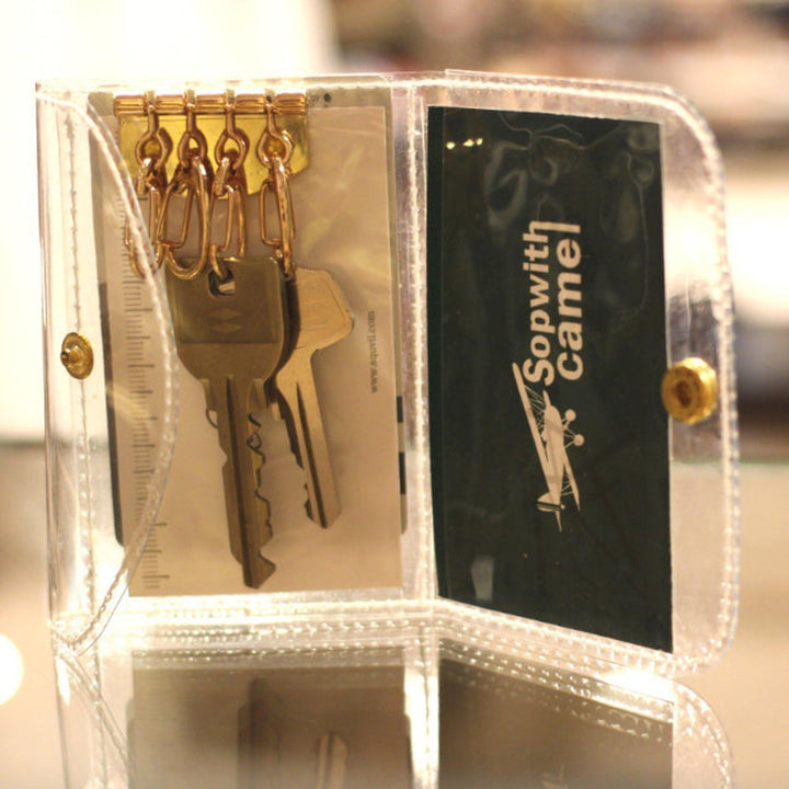 Aquvii(アクビ) | 透明シリーズ クリアキーケース Clear keycase [aq.082] - Sopwith camel