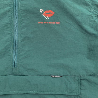 Original John (オリジナル ジョン) | ワッシャー加工のナイロン生地を使用した90'sアプローチ アノラック〈Green〉 - Sopwith camel