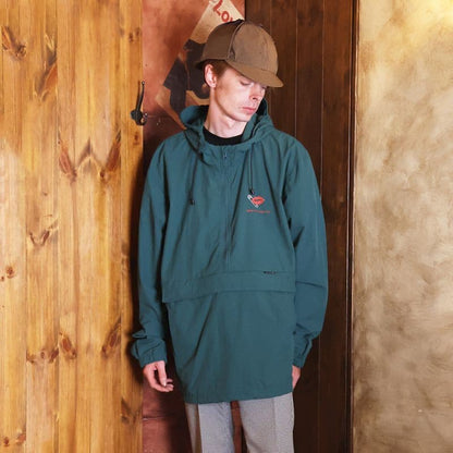Original John (オリジナル ジョン) | ワッシャー加工のナイロン生地を使用した90'sアプローチ アノラック〈Green〉 - Sopwith camel
