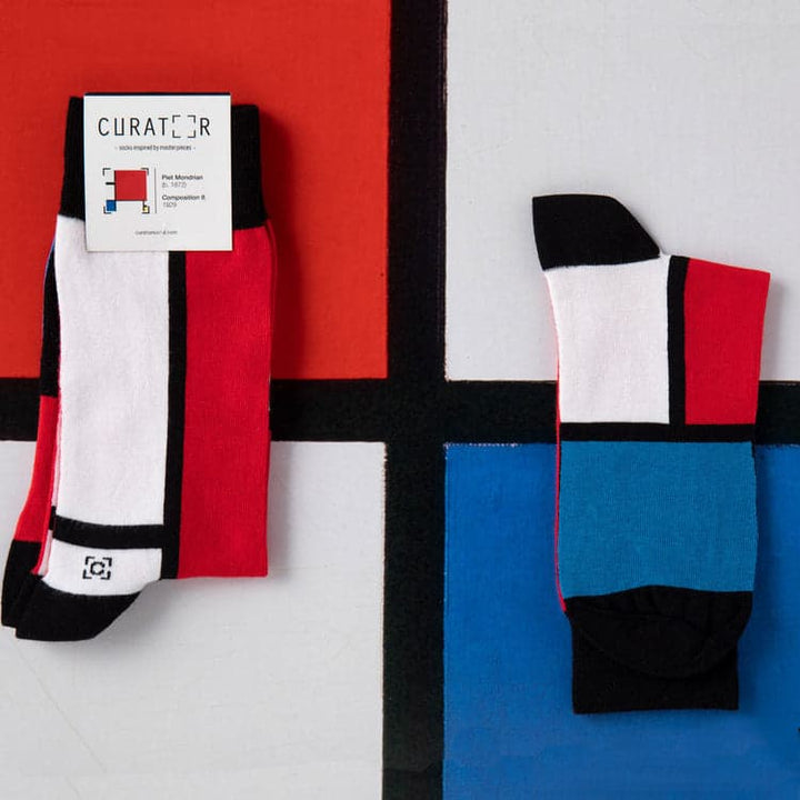 Sock affairs(ソックス・アフェアーズ) | Composition II Socks - Piet Mondrian - Sopwith camel