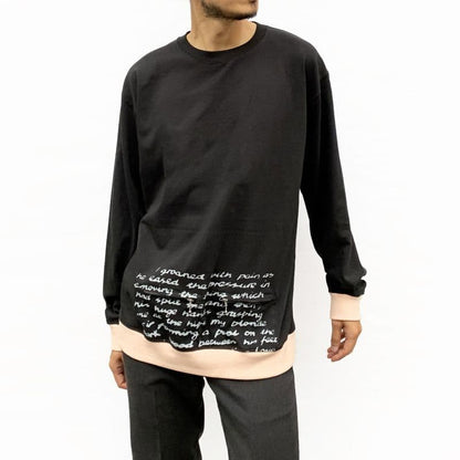 Original John (オリジナル ジョン) | BALLCHAIN L/S with PORNO TEXT [CT453] - Black - Sopwith camel