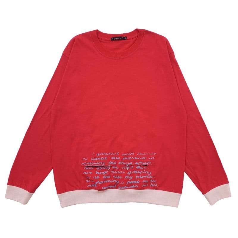 Original John (オリジナル ジョン) | BALLCHAIN L/S with PORNO TEXT [CT453] - Red - Sopwith camel