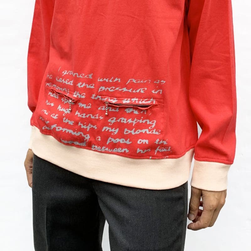 Original John (オリジナル ジョン) | BALLCHAIN L/S with PORNO TEXT [CT453] - Red - Sopwith camel