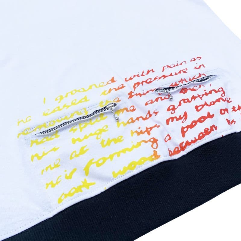 Original John (オリジナル ジョン) | BALLCHAIN S/S with PORNO TEXT [CT454] - White - Sopwith camel
