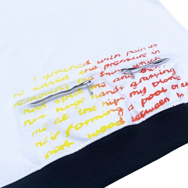 Original John (オリジナル ジョン) | BALLCHAIN S/S with PORNO TEXT [CT454] - White - Sopwith camel