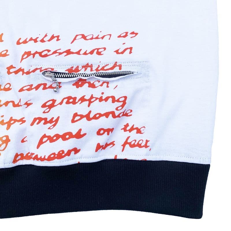 Original John (オリジナル ジョン) | BALLCHAIN S/S with PORNO TEXT [CT454] - White - Sopwith camel