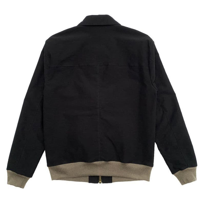 Original John (オリジナル ジョン) | ビーグルカラー×リブ使いのシングルライダースタイプ ジャケット〈Black〉 - Sopwith camel