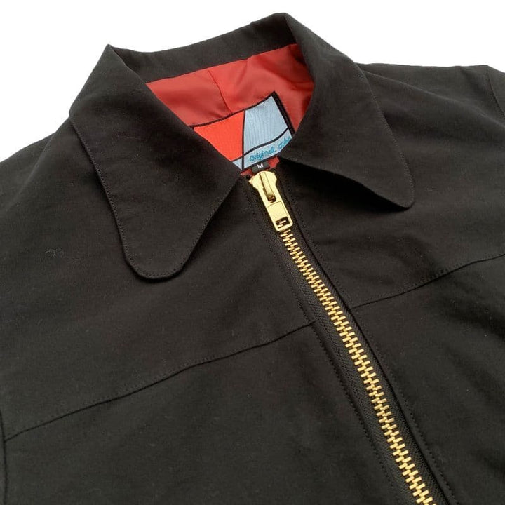 Original John (オリジナル ジョン) | ビーグルカラー×リブ使いのシングルライダースタイプ ジャケット〈Black〉 - Sopwith camel