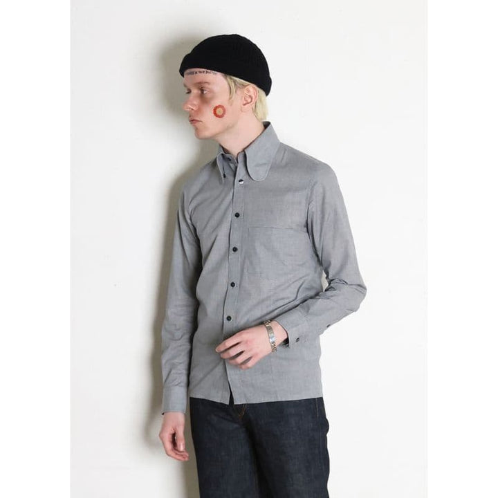 Original John(オリジナル ジョン) | BEAGLE COLLAR SHIRTS [SH472] - Houndstooth Grey - Sopwith camel
