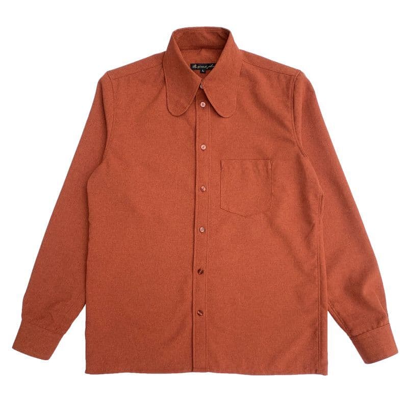BEAGLE COLLAR SHIRTS [SH491] - Brick Orange