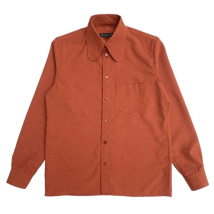 BEAGLE COLLAR SHIRTS [SH491] - Brick Orange