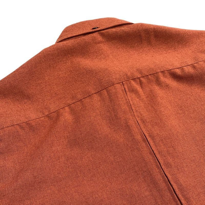 BEAGLE COLLAR SHIRTS [SH491] - Brick Orange