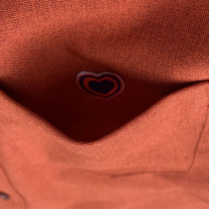 BEAGLE COLLAR SHIRTS [SH491] - Brick Orange