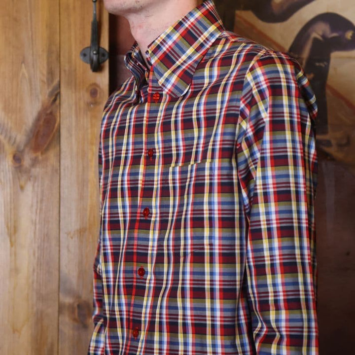BEAGLE COLLAR SHIRTS [SH491] - Red
