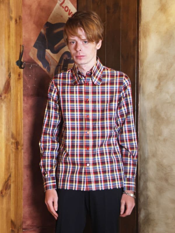 BEAGLE COLLAR SHIRTS [SH491] - Red