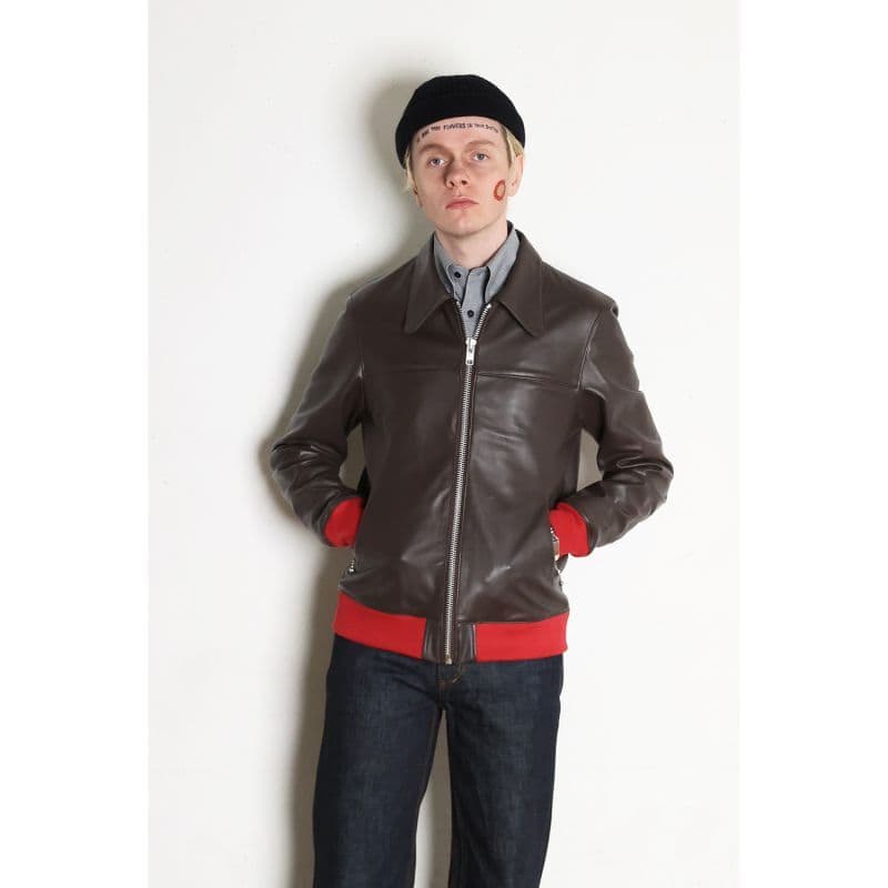 Original John(オリジナル ジョン) | BEAGLE LEATHER JK [JK426] - Brown - Sopwith camel