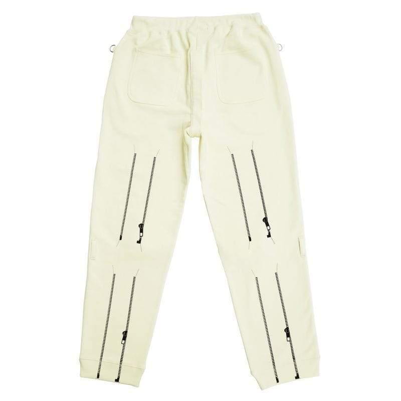 Original John(オリジナル ジョン) | ボンテージパンツのデザインを取り入れたスウェットパンツ〈Ivory〉 - Sopwith camel