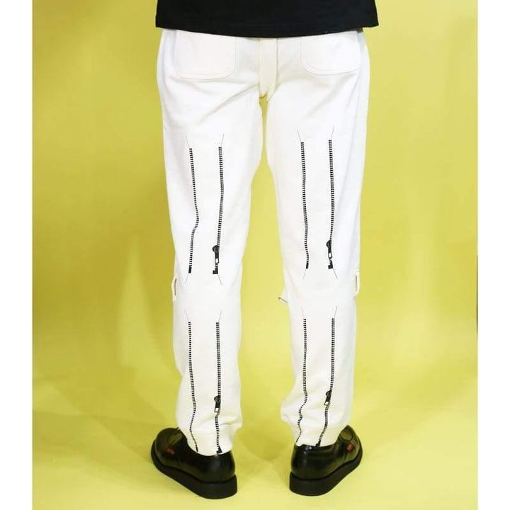 Original John(オリジナル ジョン) | ボンテージパンツのデザインを取り入れたスウェットパンツ〈Ivory〉 - Sopwith camel