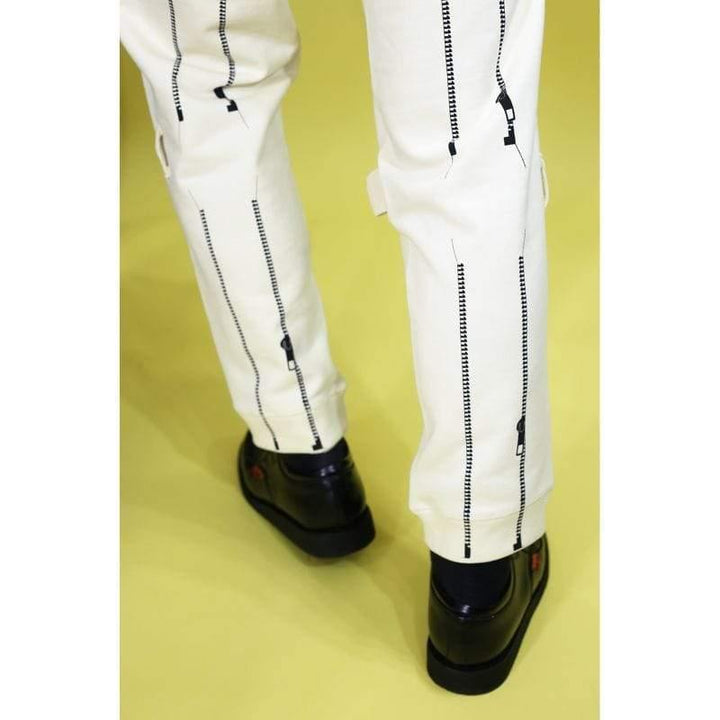 Original John(オリジナル ジョン) | ボンテージパンツのデザインを取り入れたスウェットパンツ〈Ivory〉 - Sopwith camel