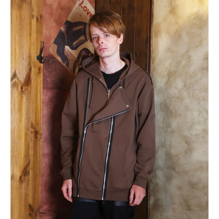 Original John (オリジナル ジョン) | BOY"SPECTATOR ZIP JACKET"モチーフのジップフーディBrown - Sopwith camel