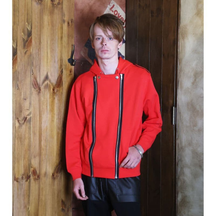Original John (オリジナル ジョン) | BOY"SPECTATOR ZIP JACKET"モチーフのジップフーディRed - Sopwith camel