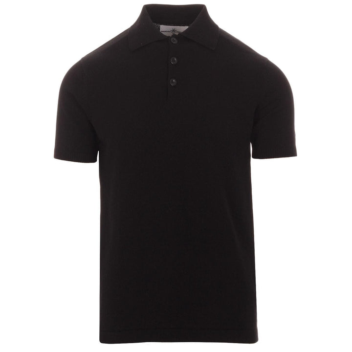 MADCAP ENGLAND(マッドキャップ イングランド) | BRANDO 60S MOD S/S KNITTED POLO - BLACK - Sopwith camel