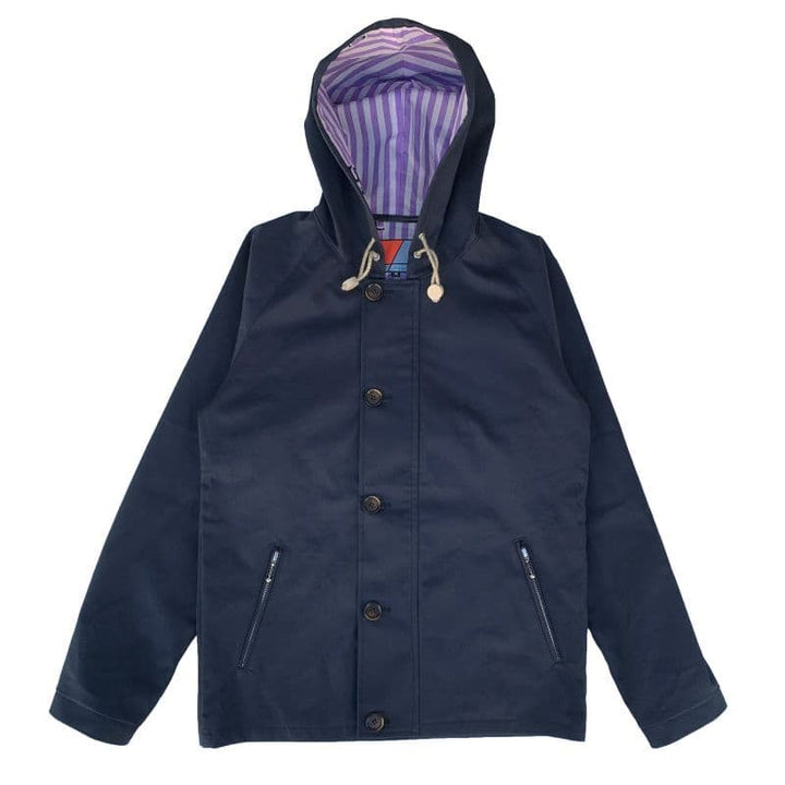 Original John (オリジナル ジョン) | ブリティッシュヴィンテージのディティールを取り入れたジップフーディ〈Navy〉 - Sopwith camel