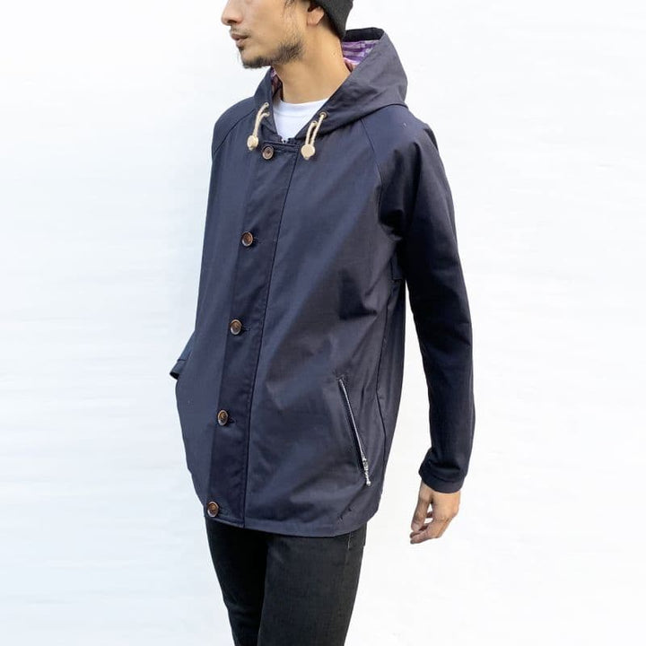 Original John (オリジナル ジョン) | ブリティッシュヴィンテージのディティールを取り入れたジップフーディ〈Navy〉 - Sopwith camel